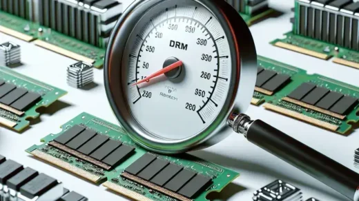 Alt text: "Imagen de un gráfico que ilustra el rendimiento del overclocking de la RAM, mostrando comparativas de velocidades y temperaturas para ayudar a validar configuraciones efectivas."