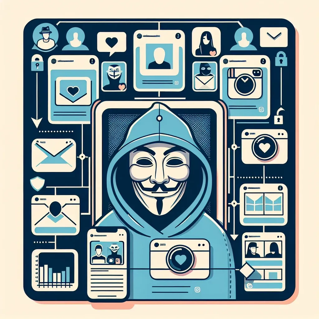 "Imagen de la interfaz del Visor de Historias de Instagram mostrando cómo ver historias de manera anónima, acompañada de iconos y características destacadas, ilustrando la guía completa para usuarios que buscan privacidad al explorar historias en Instagram."