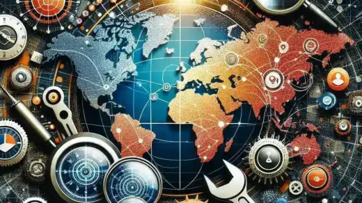 "Infografía sobre herramientas para optimizar la entrega de contenido en múltiples regiones, destacando la importancia de CDNs y estrategias de distribución global en la guía completa."