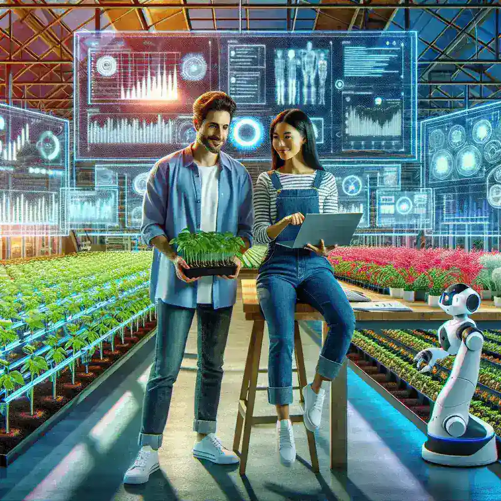 "Murcia innovation hub for digital agrotech: Image showcasing the launch event with industry experts discussing advanced agricultural technologies and sustainable farming solutions."